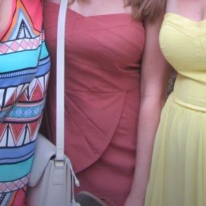 Strapless party dress